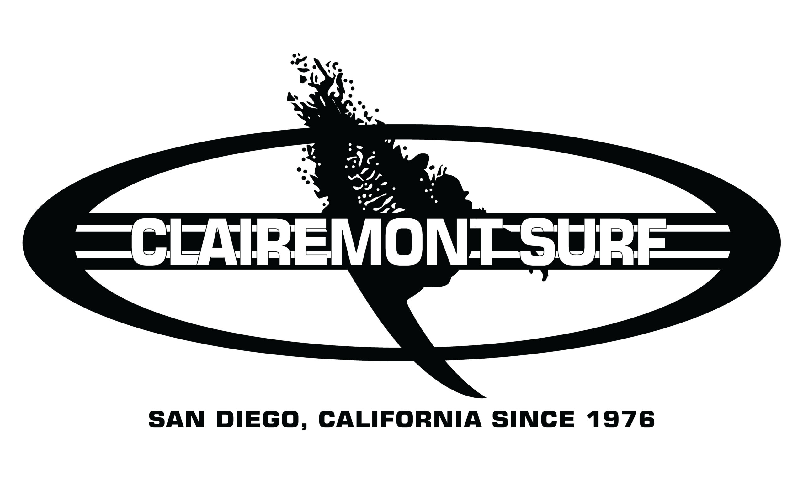 clairemont-surfshop-logo OMSurf Sponsor. Clairemont Surf